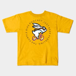 The Purple Bike Bunny Kids T-Shirt